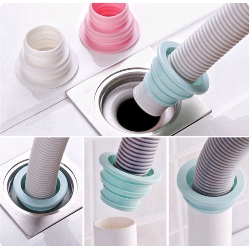 anel vedação para máquina de lavar e cozinha ante odor evita insetos e mal cheiro