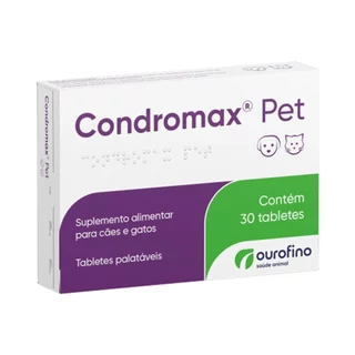 Condromax Pet Ourofino Condroprotetor 30 Comprimidos em Oferta na Shopee