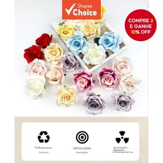 Cabeças De Flores Artificiais Estéticas De Primavera (18-20 Unidades)-Bola Azul Crisântemo E Peônia Para Decoração De Ca em Oferta na Shopee