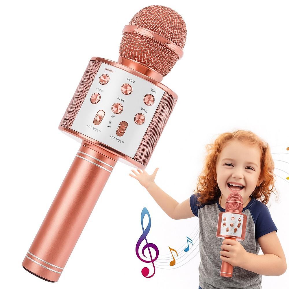 MICROFONE KARAOKE PORTATIL CANTAR FESTAS REUNIOES BRINCADEIRA CAIXA DE ...