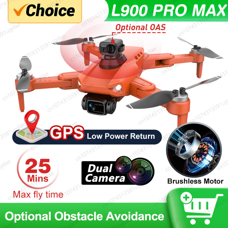 LYZRC L900 PRO SE MAX GPS Drone 4K Profissional Câmera Dupla Sem Escova ...