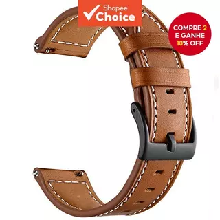 Pulseira Versátil De Substituição De Couro De 22 Mm Para Relógios Inteligentes Huawei E Samsung Galaxy em Oferta na Shopee