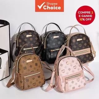 Mochila Floral Mochila Fashion Backpack Mochila Fashion Backpack Mochila Estudantil Fresca Mochila Estudantil pu Couro em Oferta na Shopee