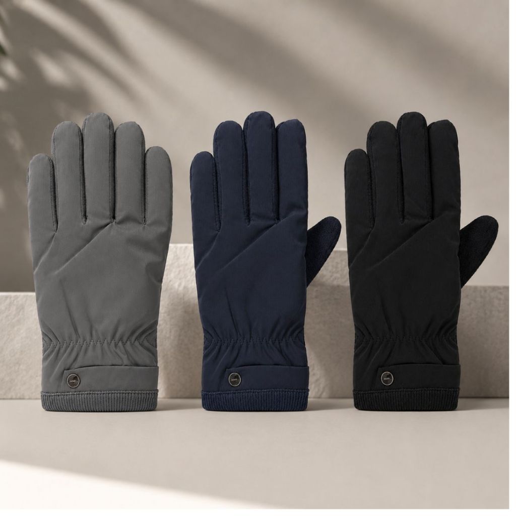 Luva Térmica Inverno Touch Screen Impermeável Moto Ciclismo 