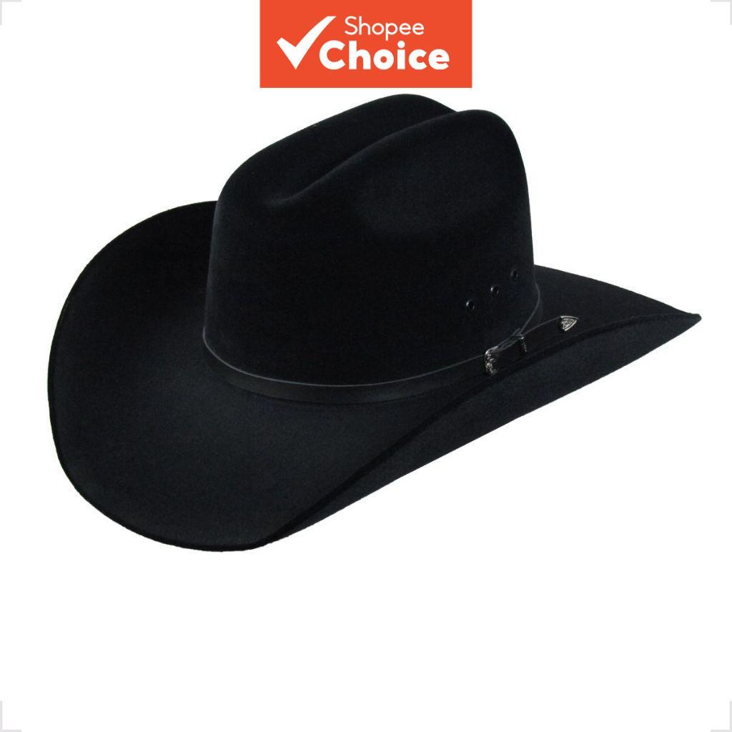 Chapéu De Rodeio Preto Country Estilo Ocidental Festa Cowboy Acessório ...