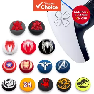 Tampas De Aperto De Polegar 2 Peças Para Sony Playstation5 PS5 PS4 PS3 PS2 XBOX Um Controlador Joystick De Silicone Maci em Oferta na Shopee