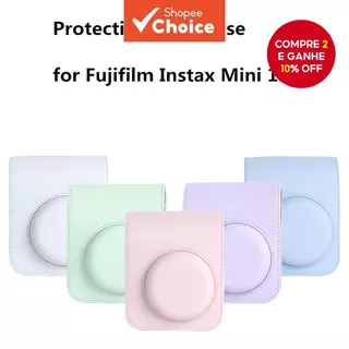 Capa Protetora Portátil Para Câmera , Bolsa Fujifilm Instax Mini 12 Com Alça De Bolso em Oferta na Shopee