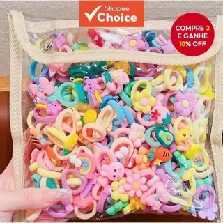 Laços De Cabelo Elásticos Estilo Coreano Para Crianças , Faixas Não Danificadas Meninas , Acessórios em Oferta na Shopee