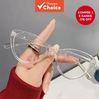 Óculos Retrô De Olho De Gato Femininos – Armação Vintage , De Acetato Oval Da Moda Para Estudantes