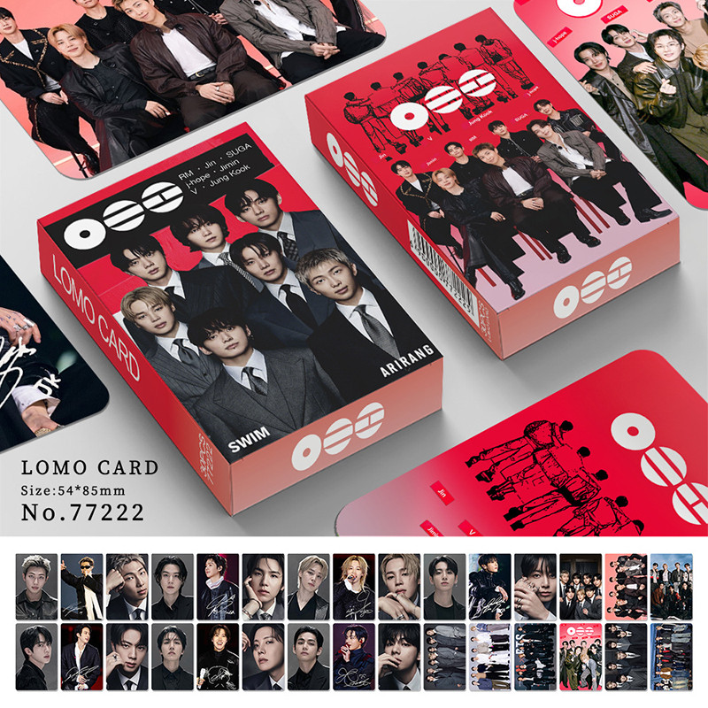 GOYANG、BTS ARIRANG Fabric Bag SUGAフォトカード 30 Unidades/Caixa BTS Photocards ARIRANG KPOP JUNGKOOK V SUGA