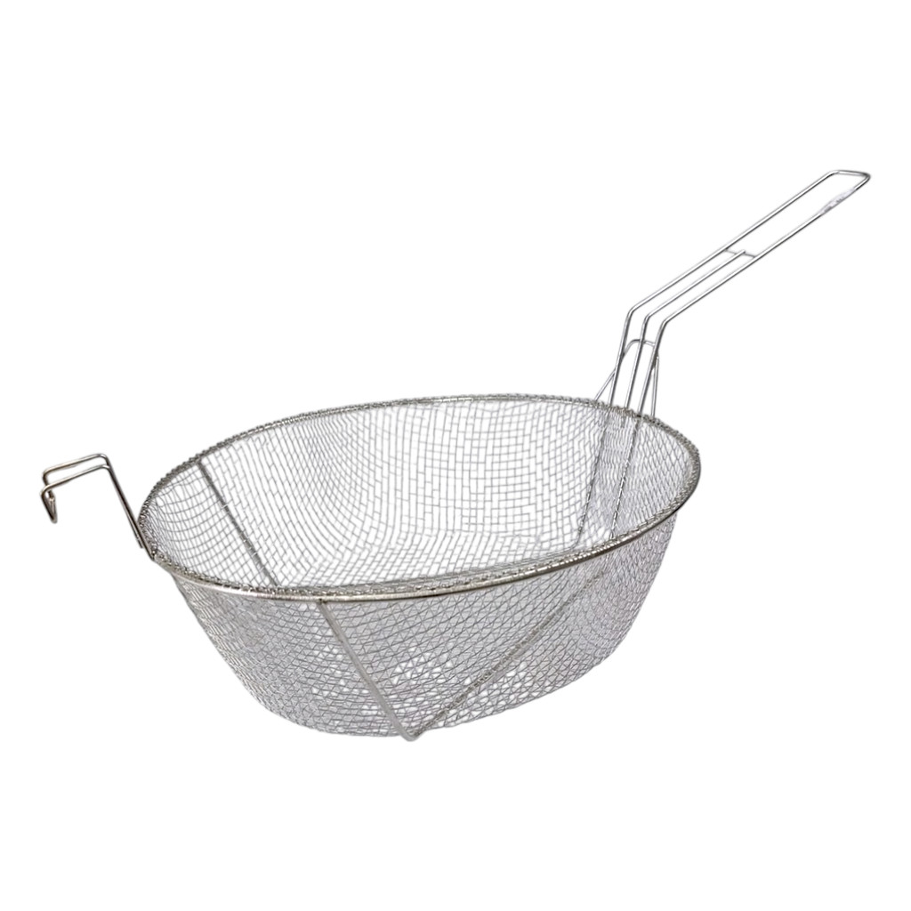 Cesto Peneira Fritura Salgados Fritadeira Reforçada 30 cm