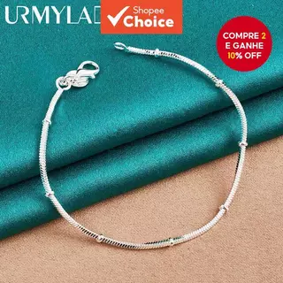 Pulseira De Corrente West Lake Beauty Prata De 1 Mm Para Mulheres em Oferta na Shopee