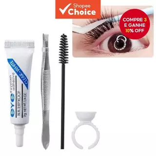 4 Pcs Cola Para Pestanas De Secagem Rápida Extensão De Ferramentas De Maquiagem Com Adesivo Preto De Reten em Oferta na Shopee