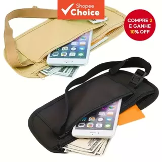 Cinto De Dinheiro Para Viagem Stealth-Carteira De Passaporte Oculta Ultrafina , Pacote De Peito Antirroubo E Bolsa De Ci em Oferta na Shopee