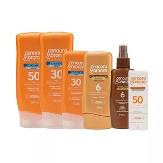 Kit Coleção Completa Cenoura & Bronze 6un em Oferta na Shopee