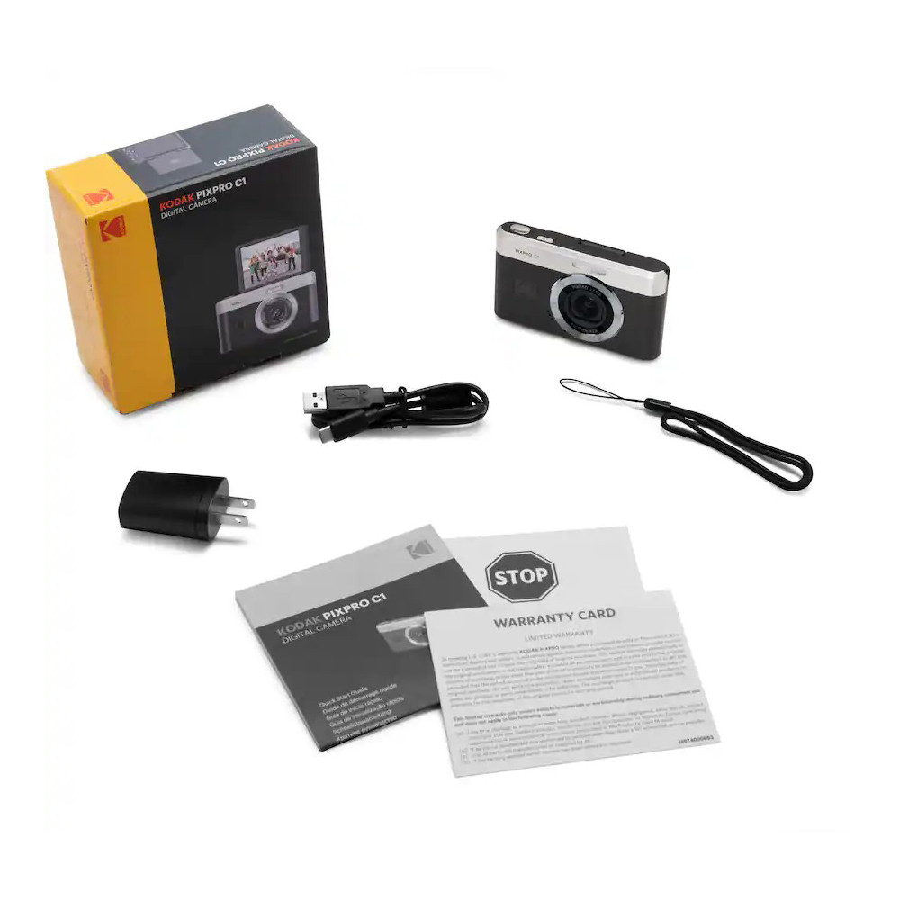 Câmera Digital Kodak Pixpro C1 - Preta | Shopee Brasil