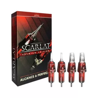 Kit 20un Cartucho Scarlat Pen Tattoo Tatuagem RL RS RM MG