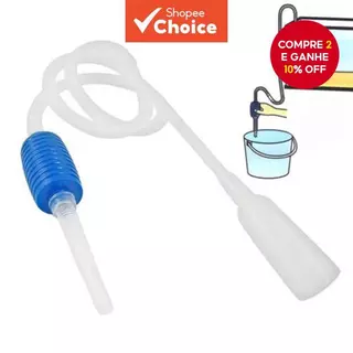Aspirador De Sifão Para Limpeza De Aquários Com Bomba De Sucção em Oferta na Shopee