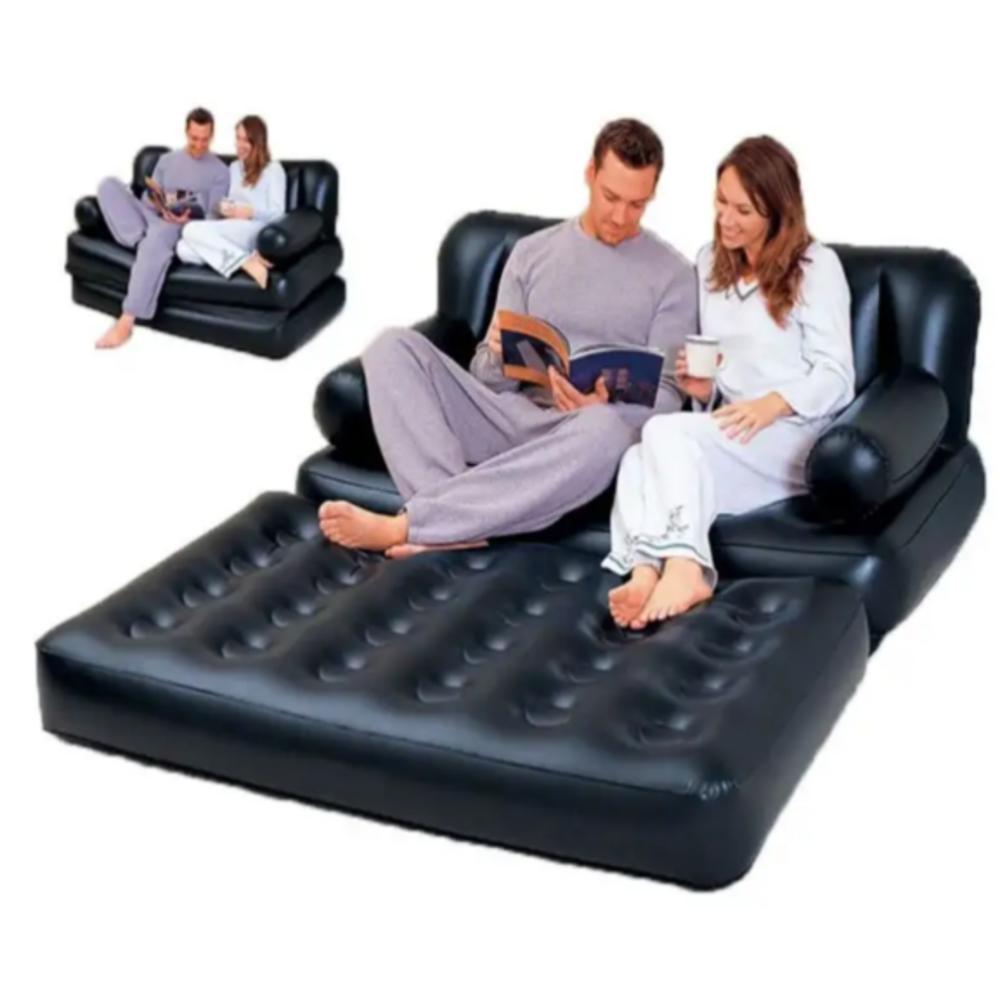 Sofa Cama Casal Inflavel 5 Em 1 Multifuncional Poltrona Dupla 300Kg ...