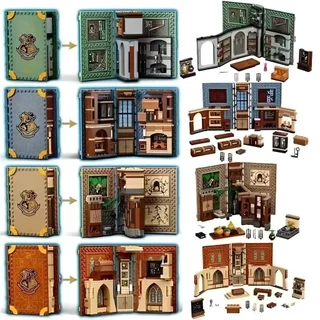 NOVO HARRY POTTER MOMENTO DE HOGWARTS BLOCOS DE CONSTRUÇÃO LEGO DEFESA CONTRA A DIVULGAÇÃO DE ARTES ESCURAS E MUITOS MAI