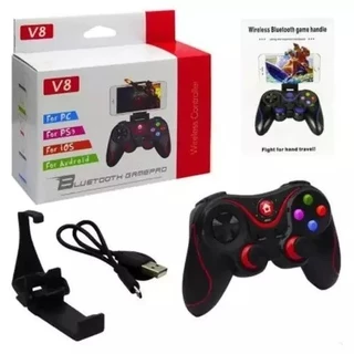 Controle Joystick Bluetooth Sem Fio V8 Wireless Android Game