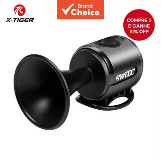 Campainha Eletrônica Para Bicicleta X-TIGER 120dB-Buzina De À Prova D'água E Leve em Oferta na Shopee