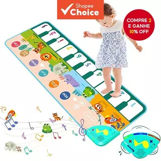 Tapete De Música Para Bebês Com Teclado De Piano , Dança Infantil , Instrumentos Musicais E Voz Animal em Oferta na Shopee