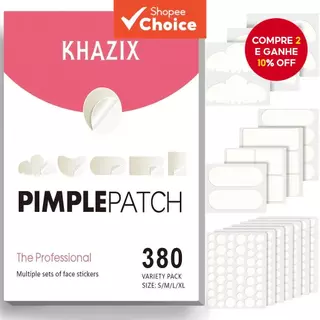 380 Unidades De Adesivo Facial Para Acne , Remove Corretivo , Contém Ácido Salicílico , Óleo De Árvore De Chá em Oferta na Shopee