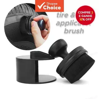 Escova Portátil Para Detalhes Automotivos , Macia Pneus De Alta Densidade Com Tampa De Vedação Cera Polonesa Brilhante em Oferta na Shopee