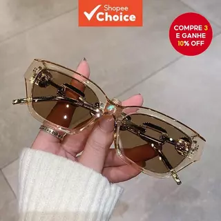 Óculos De Sol Y2K Cat Eye Inspirados Em Celebridades Estilo Retrô Com Proteção UV400 Armações Coloridas em Oferta na Shopee