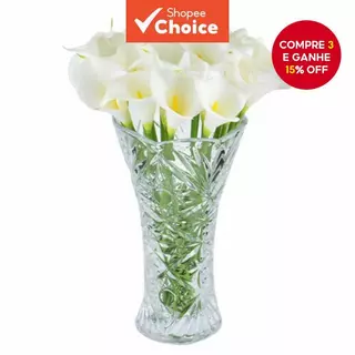 Flores Artificiais De Lírio De Calla – 5/10/20 Unidades De Realistas Para Decoração De Mesa De Casamento/Casa , Laváveis em Oferta na Shopee