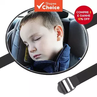 Espelho De Segurança Do Banco Traseiro Carro Para Bebê-Monitor Infantil Crianças Voltado Trás , Vista Quadrada Ponto Ceg em Oferta na Shopee