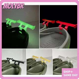 MOLYBR 2 Peças De Clipe De Fivela De Sapatos , Decorações Casuais Para Sandálias , Clipes De Decoração Croc