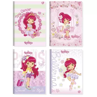 Caderno Brochura Grande 80 Folhas Moranguinho Animativa