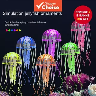 Acessórios Para Aquários De Decoração De Peixes Com Geléia Brilhante material De Silicone Não Tóxico em Oferta na Shopee