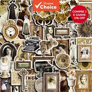 50pcs Retro Antigo Anoitecer Autocolantes Criativos Diy Computer Washi Scrapbooking Para Laptop Papelaria Artesanato em Oferta na Shopee