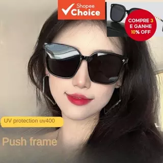 Óculos De Sol Quadrados Retrô Coreanos Unissex Proteção UV Armação Grande Para Dirigir , Pesca , Fotografia em Oferta na Shopee