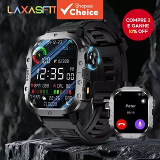 LAXASFIT Smartwatch Relógio Inteligente Para Esportes Ao Ar Livre Com Tela HD De 2.01 Polegadas Lanterna LED Bluetooth F em Oferta na Shopee