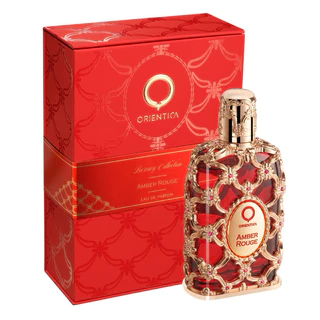 Perfume Árabe Amber Rouge by Orientica EDP 80ml em Oferta na Shopee