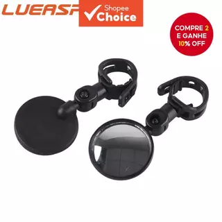 Espelho Retrovisor Convexo Ajustável Universal Grande Angular De Peça Única Para Guiador De Bicicleta em Oferta na Shopee