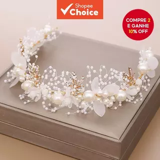 Flor Tiara Coroa Crianças Bandana Hijab Cristal Strass Acessórios Para O Cabelo Feminino Festa De Aniversário Casamento