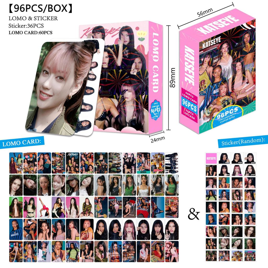 30-124 Unidades/Caixa KATSEYE Bonito CHAOS Gabriela Photocards