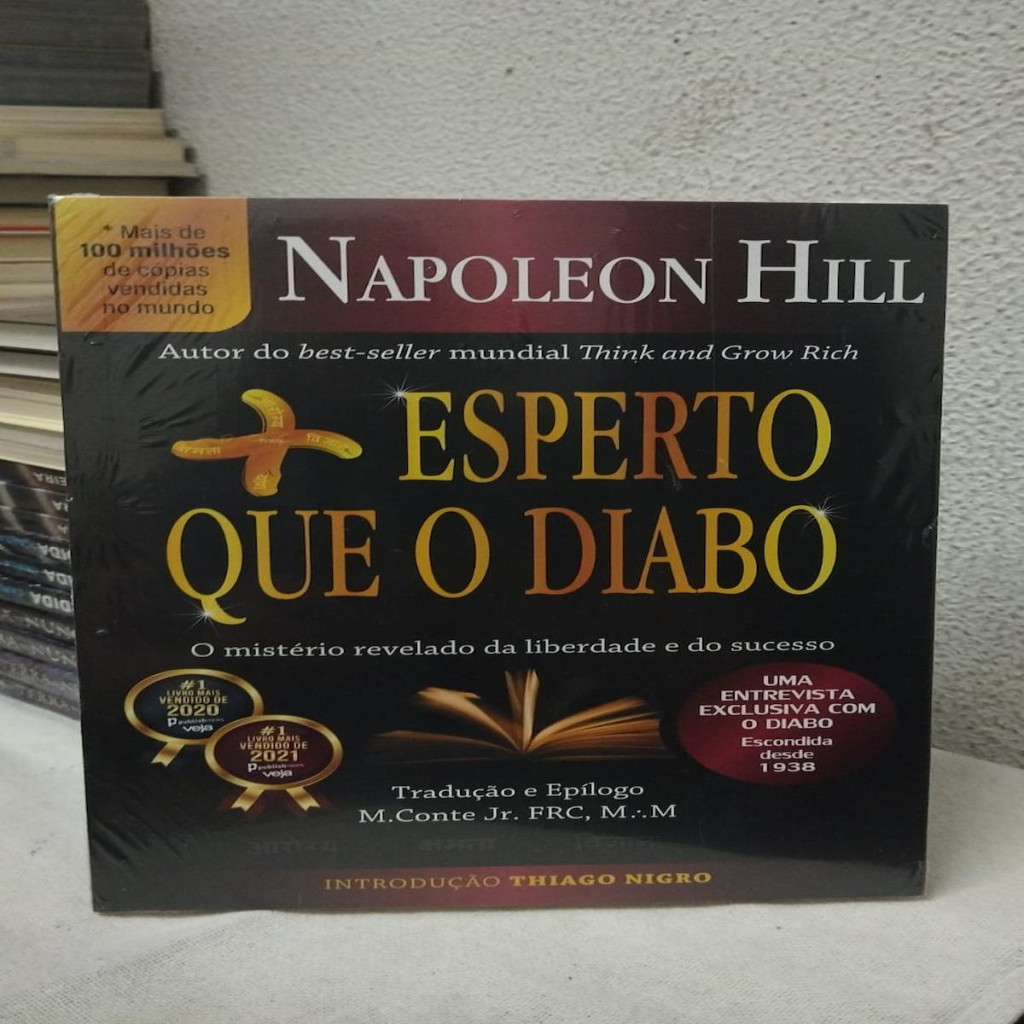Mais Esperto Que o Diabo autor Napoleon Hill | Shopee Brasil