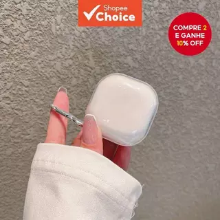 Capa Macia Transparente Para Samsung Galaxy Buds 2/Pro/2 Live/FE-Protetora Minimalista em Oferta na Shopee