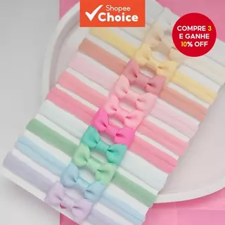 Bebê Elástico Arco Headbands Cor Sólida Faixas De Cabelo Adorável Headwear Casual Cabeça Acessórios 11 Pçs Conjunto em Oferta na Shopee