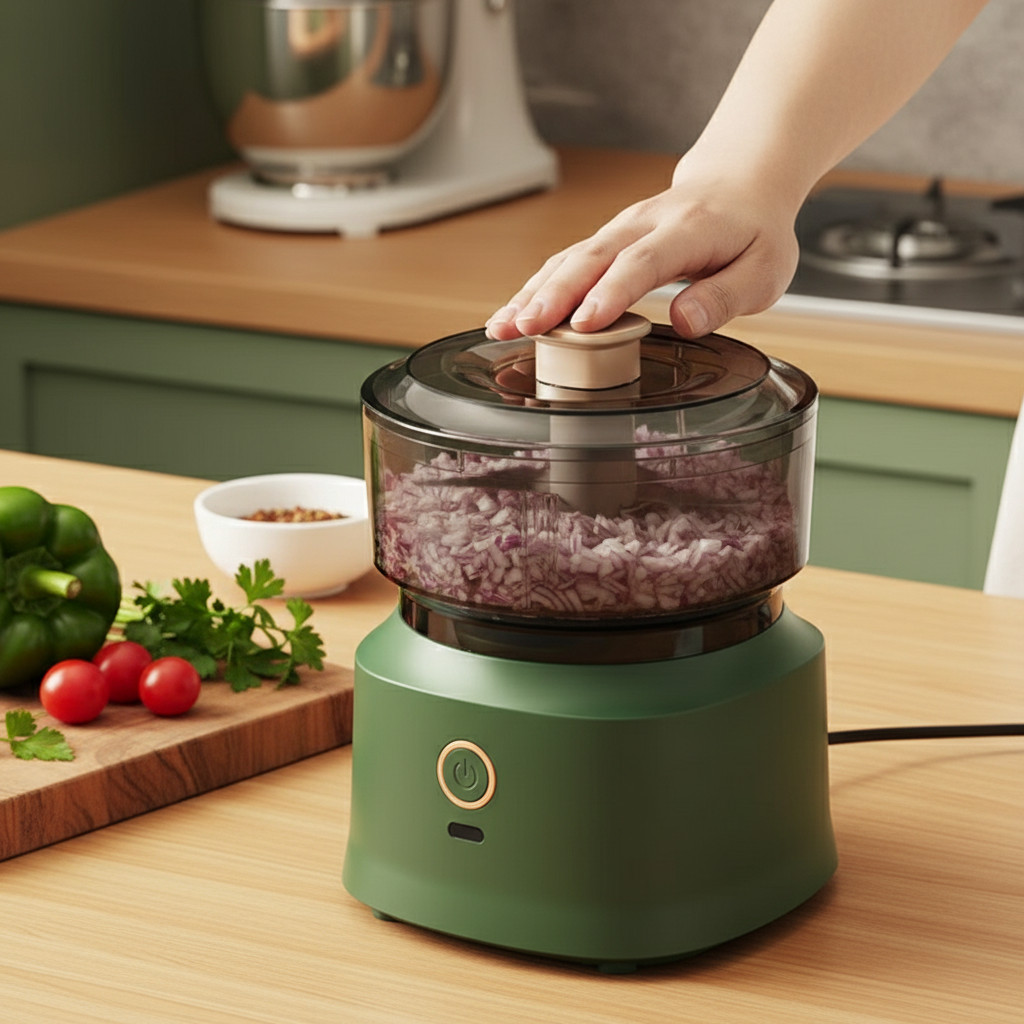 Mini Processador Elétrico Multifuncional Silencioso Para Coz