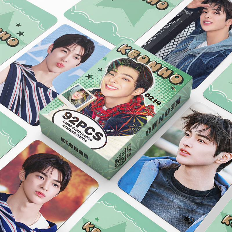 92 Unidades/Caixa CORTIS KEONHO Photocards KPOP LOMO Cartão De