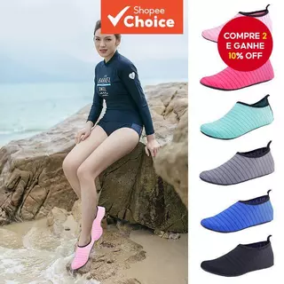 Meias Aquáticas De Secagem Rápida Femininas , Sapatos De Água Antiderrapantes Para Praia , Piscina , Natação , Ioga E Es em Oferta na Shopee