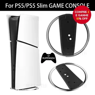  Suporte de Resfriamento Vertical para Console PS5 e PS5 Slim com Antiderrapante para Edição em Disco do PS5 e Base