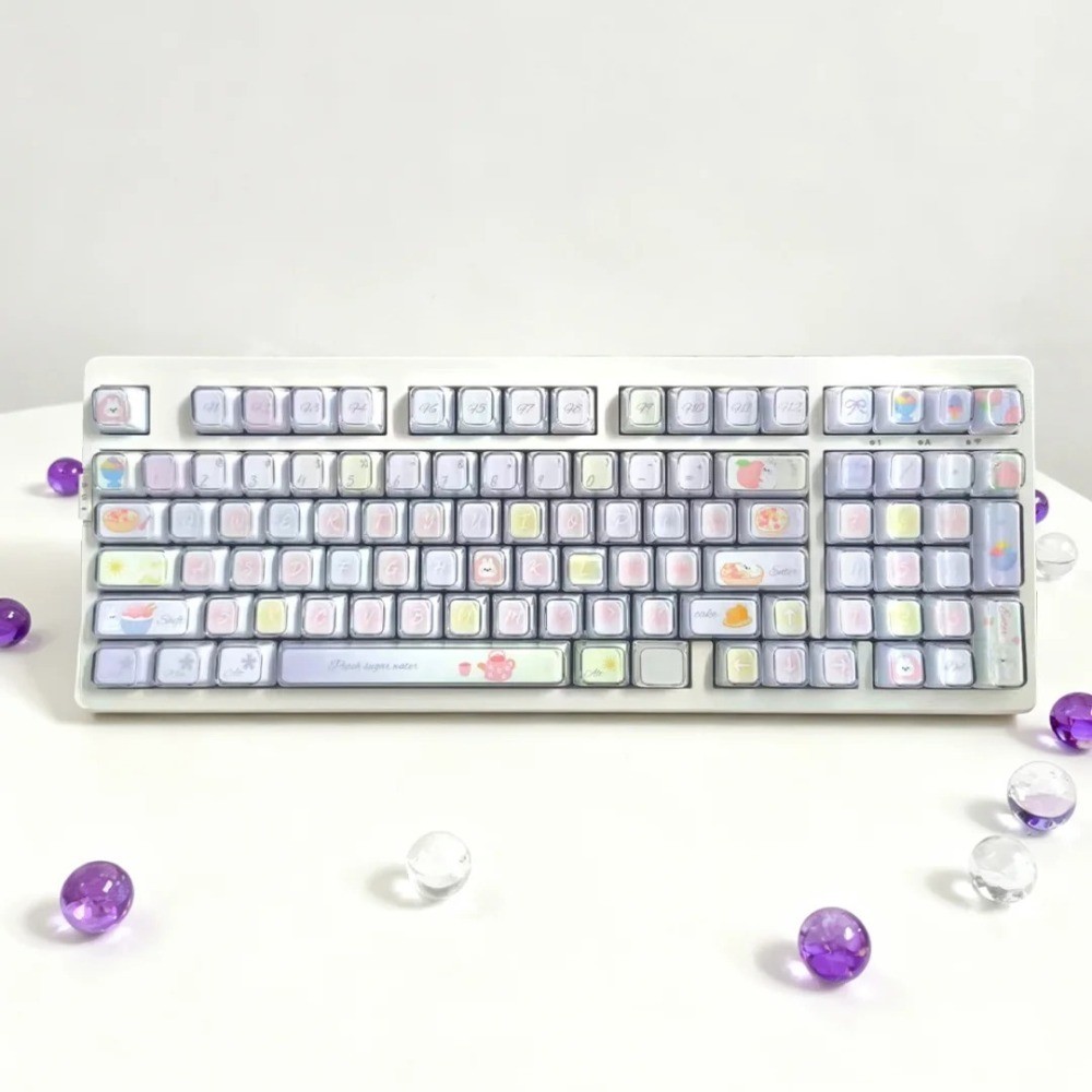 Sagu Pudding Keycaps KDA Profile 120 Teclas PBT PC Wooting Aula F75 ...